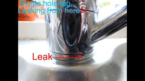 mixer tap leaking under sink|How to fix a leak running down from underneath your mixer taps